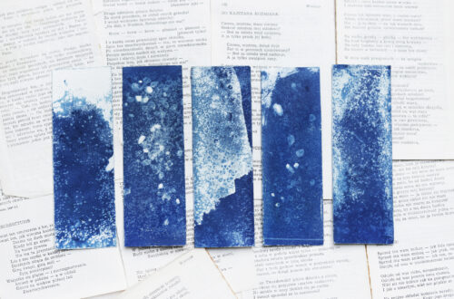 zakładka do książki cyjanotypia SAGA GWIAZD - obrazek 14