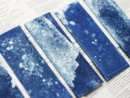 zakładka do książki cyjanotypia SAGA GWIAZD - obrazek 15