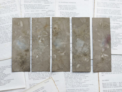 zakładki do książek druk botaniczny ZESTAW 2 szt. - obrazek 3