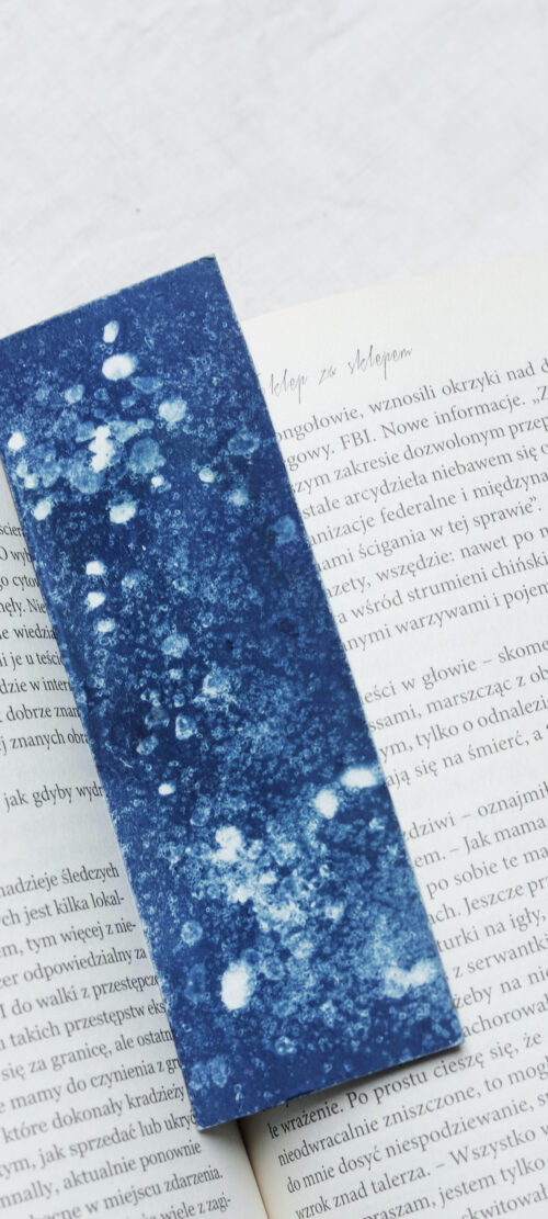 zakładka do książki cyjanotypia SAGA GWIAZD - obrazek 5