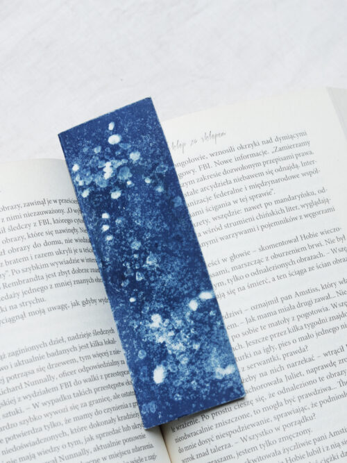 zakładka do książki cyjanotypia SAGA GWIAZD - obrazek 5