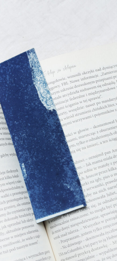 zakładka do książki cyjanotypia SAGA LODU - obrazek 3