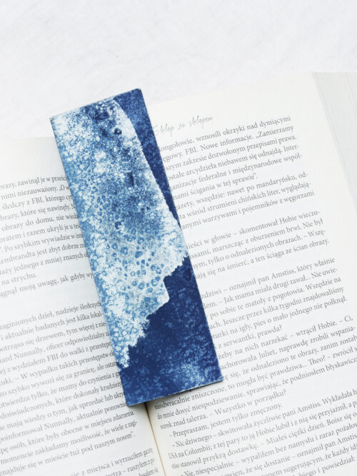 zakładka do książki cyjanotypia SAGA LODU - obrazek 3