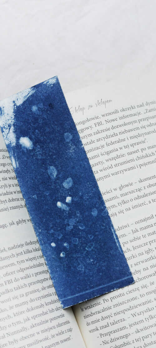 zakładka do książki cyjanotypia SAGA GWIAZD - obrazek 6