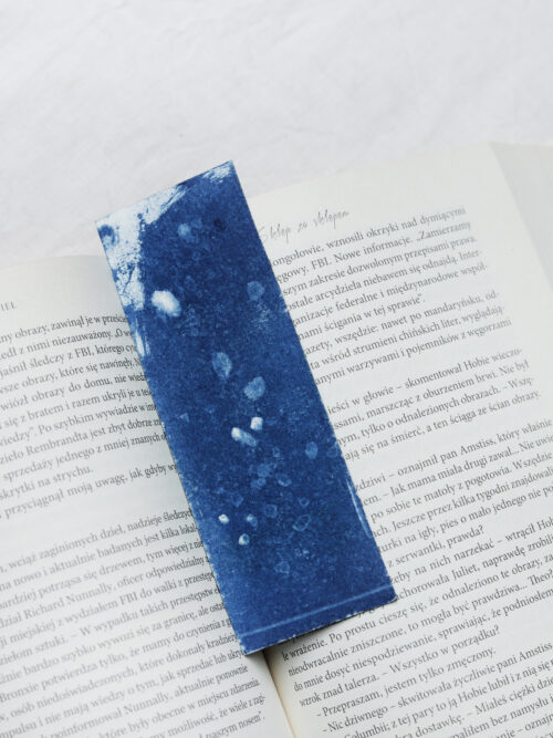zakładka do książki cyjanotypia SAGA GWIAZD - obrazek 6