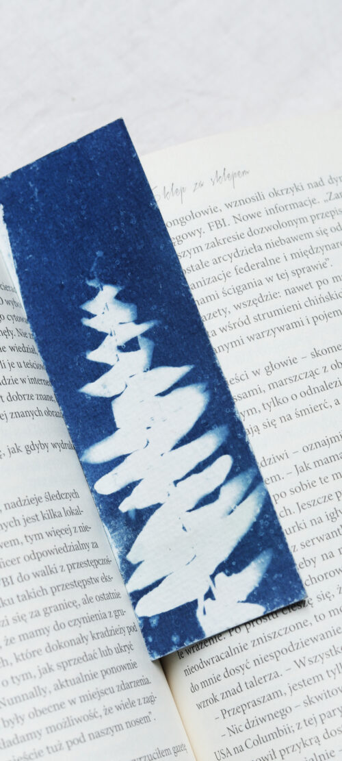 zakładki do książek cyjanotypia ZESTAW 2 szt. - obrazek 11