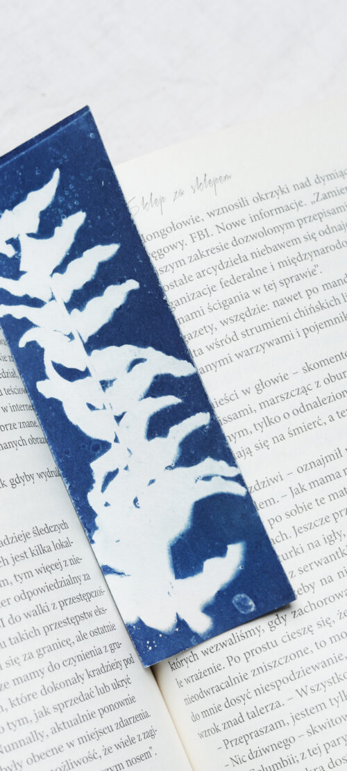 zakładki do książek cyjanotypia ZESTAW 2 szt. - obrazek 7