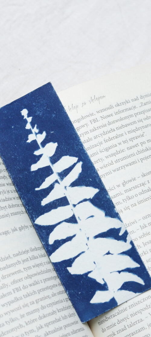 zakładki do książek cyjanotypia ZESTAW 2 szt. - obrazek 5