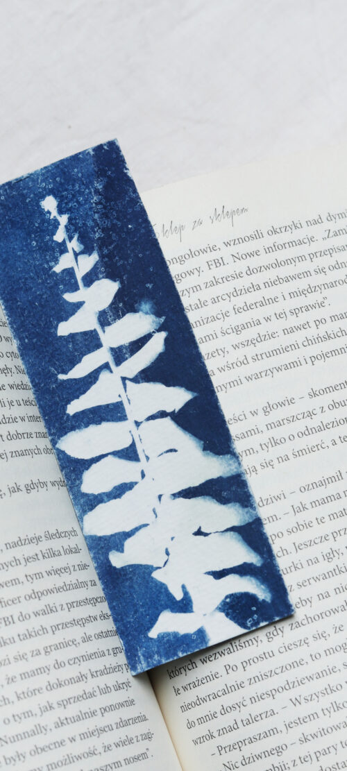 zakładki do książek cyjanotypia ZESTAW 2 szt. - obrazek 9