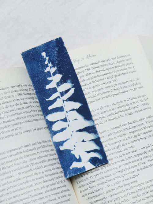 zakładki do książek cyjanotypia ZESTAW 2 szt. - obrazek 9