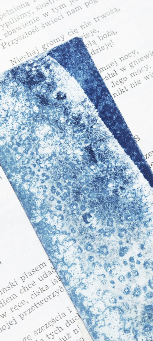zakładka do książki cyjanotypia SAGA LODU - obrazek 4