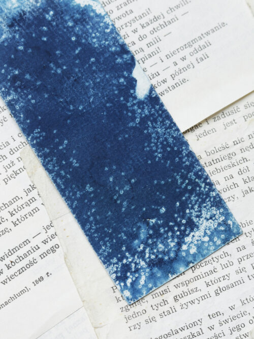 zakładka do książki cyjanotypia SAGA GWIAZD - obrazek 11