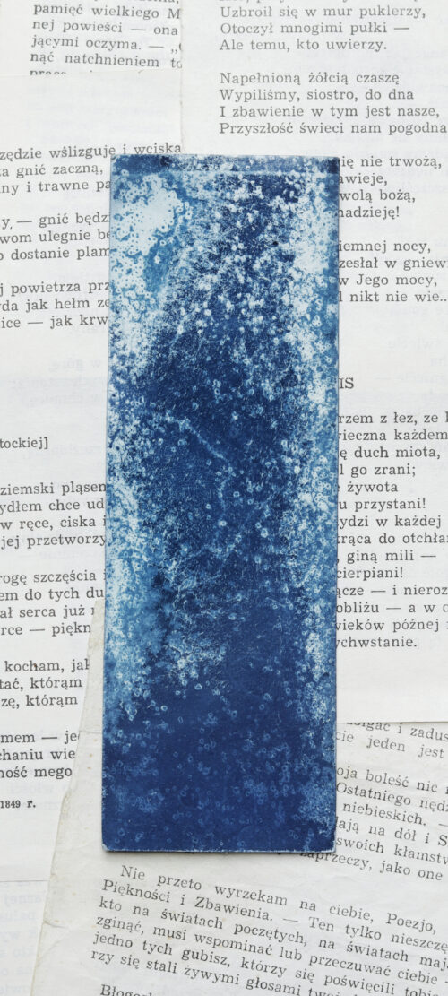 zakładka do książki cyjanotypia SAGA GWIAZD - obrazek 8