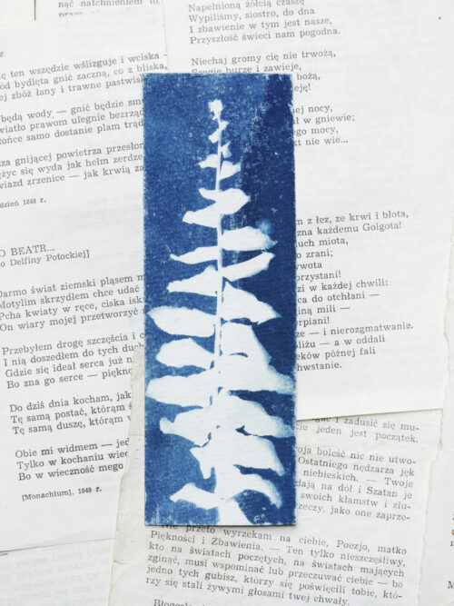 zakładki do książek cyjanotypia ZESTAW 2 szt. - obrazek 23