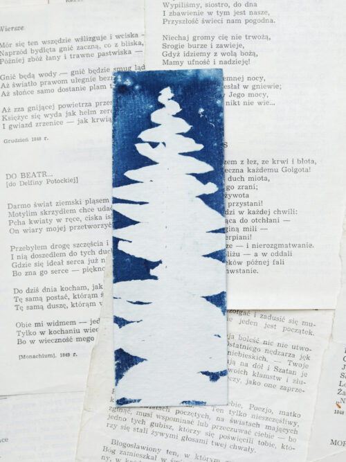 zakładki do książek cyjanotypia ZESTAW 2 szt. - obrazek 22